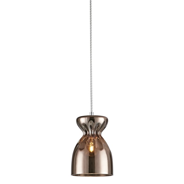 SE4314-01-CP DOMENICO PENDANT COPPER GLASS Γ4