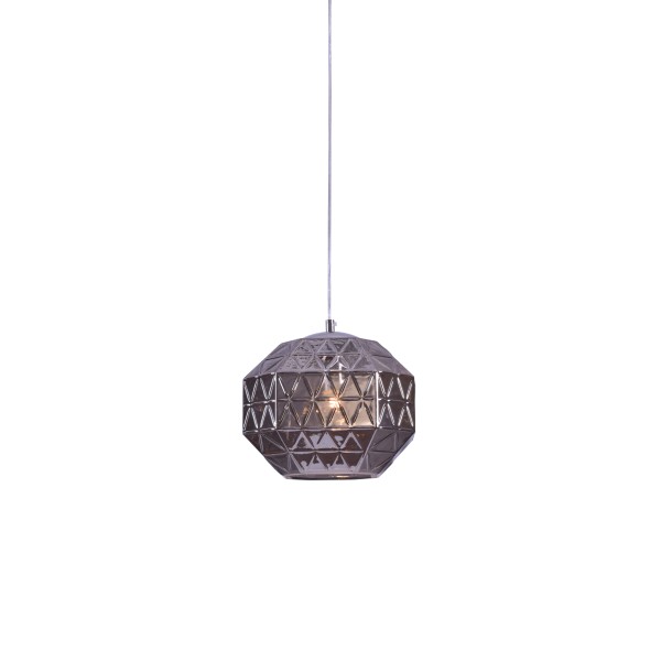 SE4288-01CL MATILDE PENDANT SMOKE GLASS E4