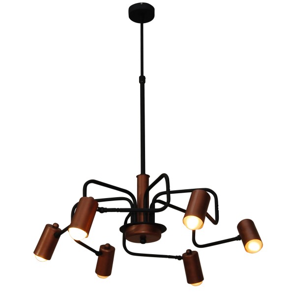 HL-3522-6 HANNAH OLD COPPER & BLACK PENDANT