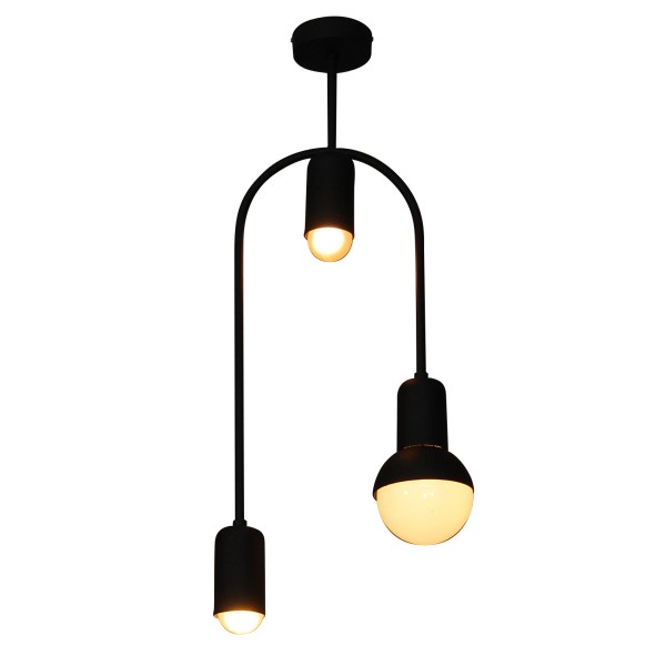 HL-3523-3 CHRISTOPHER BLACK PENDANT