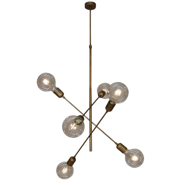 HL-3524-6 ERIC OLD COPPER & BLACK PENDANT