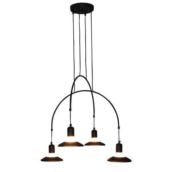 HL-3528-4 EVERDINA BLACK PENDANT