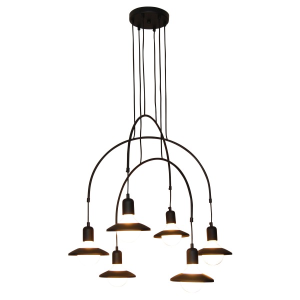 HL-3528-6 EVERDINA BLACK PENDANT 