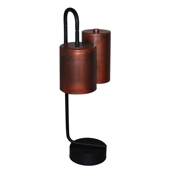 HL-3567-2P BRODY OLD COPPER & BLACK TABLE LAMP