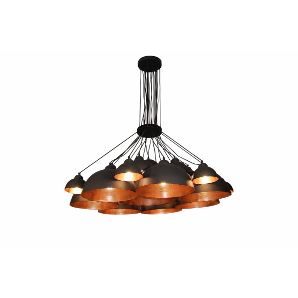 HL-3591-XXL CONALL BLACK & OLD COPPER PENDANT