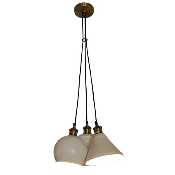 HL-228S-3P IHOR WHITE PENDANT