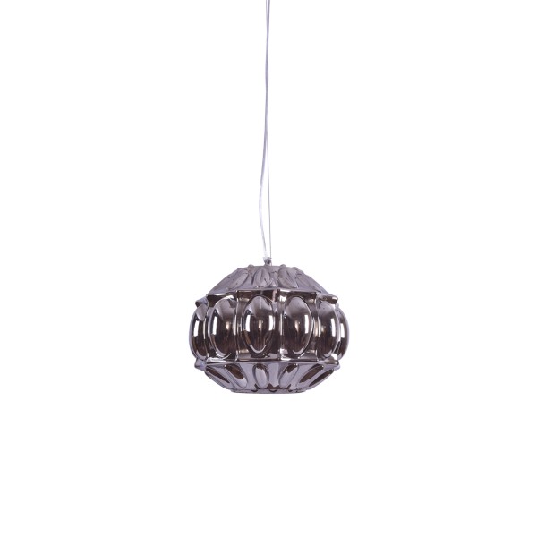 SE4344-01 NADIA PENDANT SMOKE GLASS E4