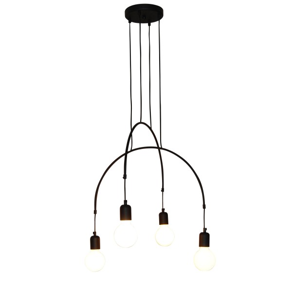 HL-3527-4 EVERDINA BLACK PENDANT