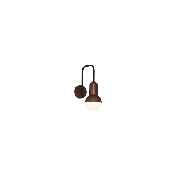 HL-3551-1 OWEN OLD COPPER & BLACK WALL LAMP