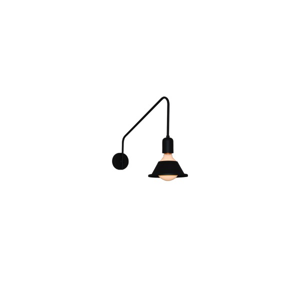 HL-3549-1L  MALA BLACK WALL LAMP