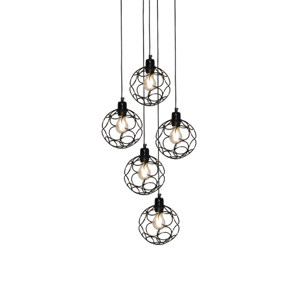 HL-3588-5 ALINE BLACK PENDANT