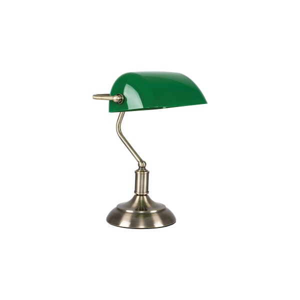 879-1T CAMERON, TABLE LAMP WITH GREEN GLASS Β2