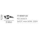 KQ 2626/3 SHEVY CEILING LAMP Δ3