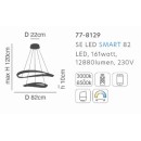 SE LED SMART 82 MATEO PENDANT COFFEE BROWN Β5