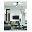 KQ S0982-6 CROSS BLACK AND GOLD CEILING Ε3