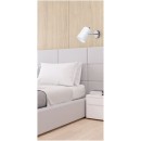 KQ 2654/1 SHIRO CHROME AND WHITE WALL LAMP Δ4