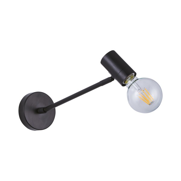 SE21-BL-22 ADEPT BLACK WALL LAMP B3