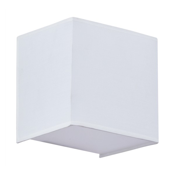 SE21-WH2-15 SERAPH WHITE SHADE WALL LAMP Γ1