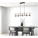 SE21-BL-120-SH1 ADEPT BLACK PENDANT WHITE SHADE+