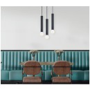 SE21-BL-5-3BL ADEPT TUBE BLACK Black Pendant+