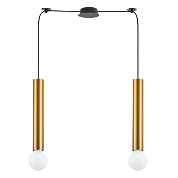 SE21-GM-5-BL2 ADEPT TUBE GOLD MATT Gold Matt Pendant+