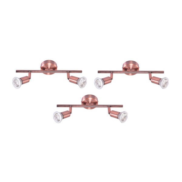 SE 140-C2 (x3) Saba Packet Copper adjustable spotlight+