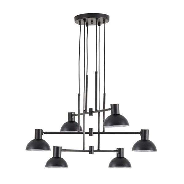 SE21-BL-100-MS3 ADEPT PENDANT Black Metal Pendant Black Metal Shade+