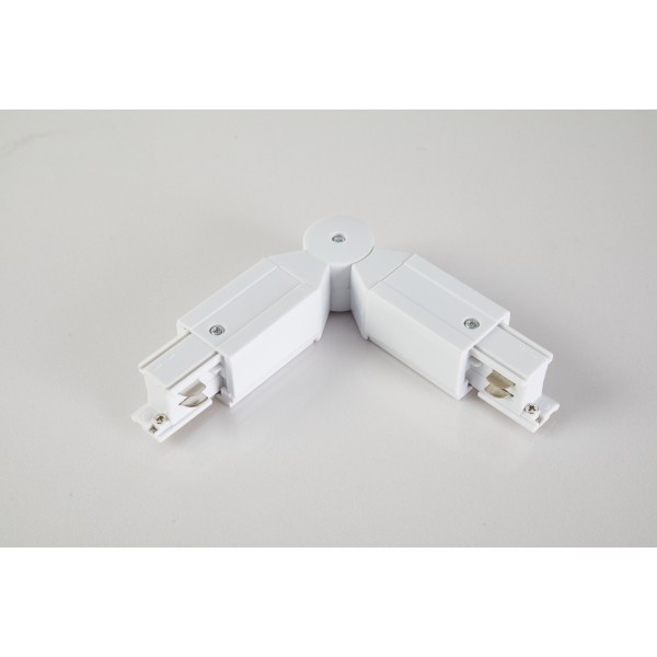 TRIO-AJC-WH-3PH TRIO AJDUSTABLE CONNECTOER WHITE 3PHASE 3.5x3.5x18cm