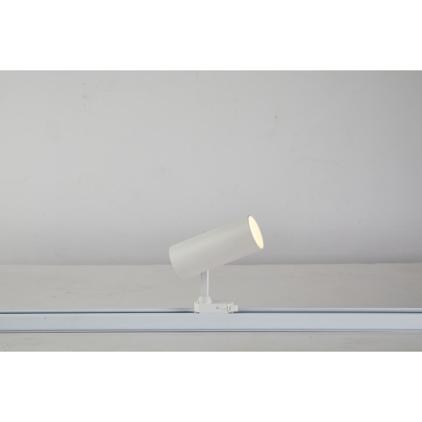 GOZO-SP-18W-WH-3PH GOZO SPOTLIGHT 18W WHITE 3PHASE 6.6x7x22cm 220-240V LIFUD DRIVER COB BRIDGLU