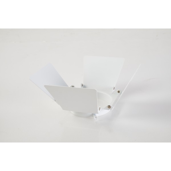 ZUMO-AOF-30W-WH-3PH ZUMO 30W ACCESSORY OF FINS WHITE 3PHASE 10x10x12cm hole size:76mm