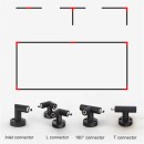 SM-IN-C-T Linear Slim Surface Mounted Input-Με τροφοδοσία Connector Tail DC24V IP44