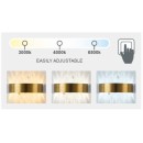 M8018 XENIC GOLD MATT WALL LAMP Γ3