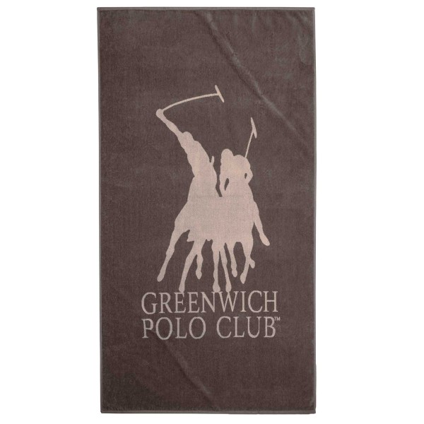 GREENWICH POLO CLUB ΠΕΤΣΕΤΑ ΘΑΛΑΣΣΗΣ 90Χ170 3786 ΚΑΦΕ