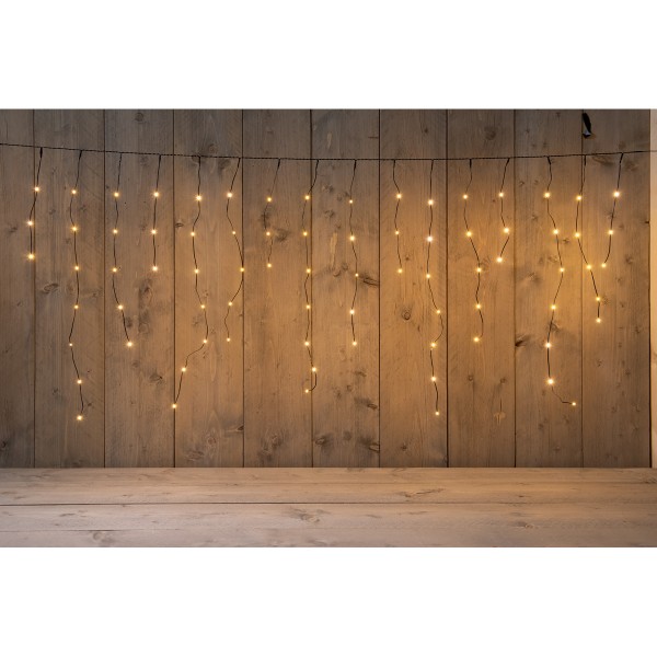 ΦΩΤΑΚΙΑ ICICLE 180LED/360X70CM ΚΛΑΣΣΙΚΟ ΘΕΡΜΟ - 5M ΚΑΛΩΔΙΟ ΜΑΥΡΟ - 36 STRINGS 3/5/7/3/5/7 - 4.5V/IP44 ΜΕΤΑΣΧΗΜΑΤΙΣΤΗΣ 3.