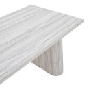 Τραπέζι Loozir pakoworld φυσικό mdf 180x90x75εκ