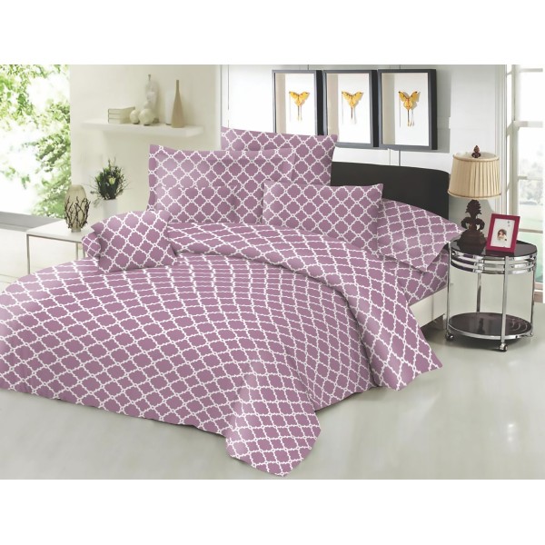 Σεντόνι Μεμονωμένο Εμπριμέ Polycotton Διπλό 200x240εκ. Montana Rotten Apple Komvos Home 7002188-53