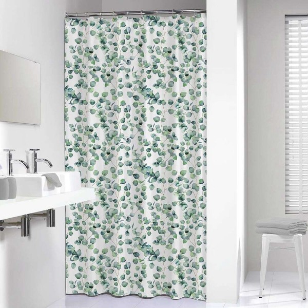 Ayra 180x200 green κουρτίνα μπάνιου υφασμάτινη Sealskin