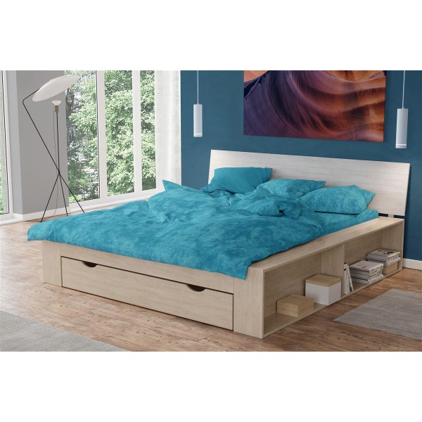 Σεντόνι Μεμονωμένο Βαμβακερό King 240x270εκ. Premium Shadow 620 Turquoise DimCol