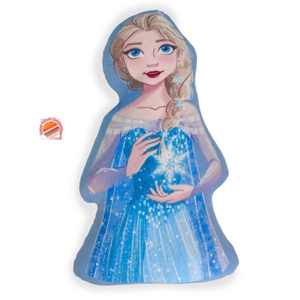 Διακοσμητικό Μαξιλάρι 3D Velboa 35εκ. Disney Home Frozen 41 Blue DimCol