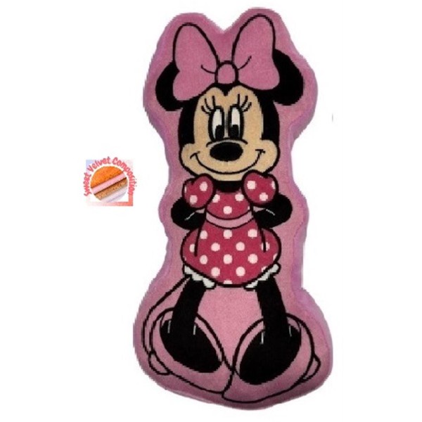 Διακοσμητικό Μαξιλάρι 3D Velboa 30εκ. Disney Home Minnie 78 Pink DimCol