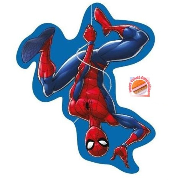 Διακοσμητικό Μαξιλάρι 3D Velboa 35εκ. Marvel Spider-Man 68 Blue  DimCol