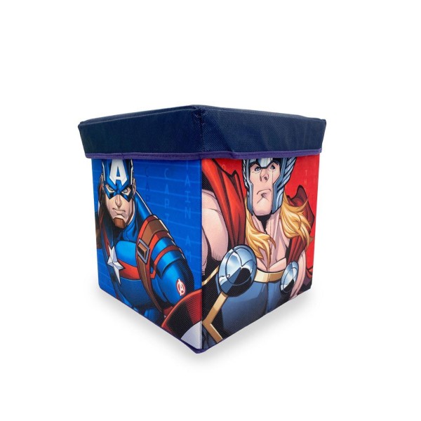 Κουτί-Σκαμπό Polyester Marvel Avengers 11 Blue 30x30x30εκ. DimCol