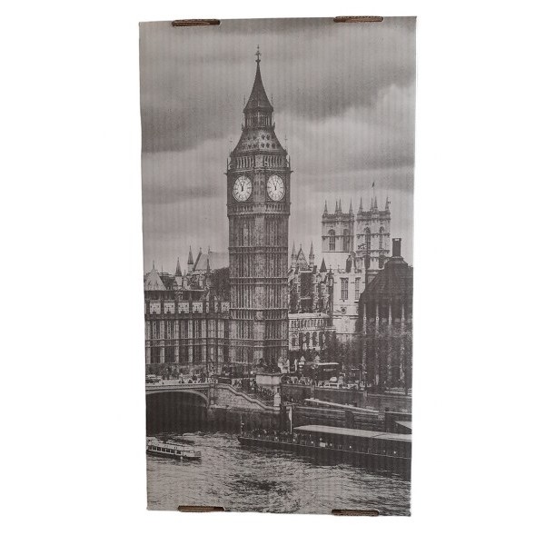 Κουτί Φύλαξης Σετ 3τμχ Χάρτινο London 52x29x20εκ. Ordinett 50-11232