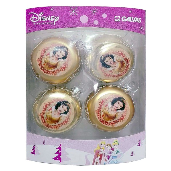 Σετ Μπάλες 4τμχ Princess Gold Δ7,5εκ. Disney 93-3067