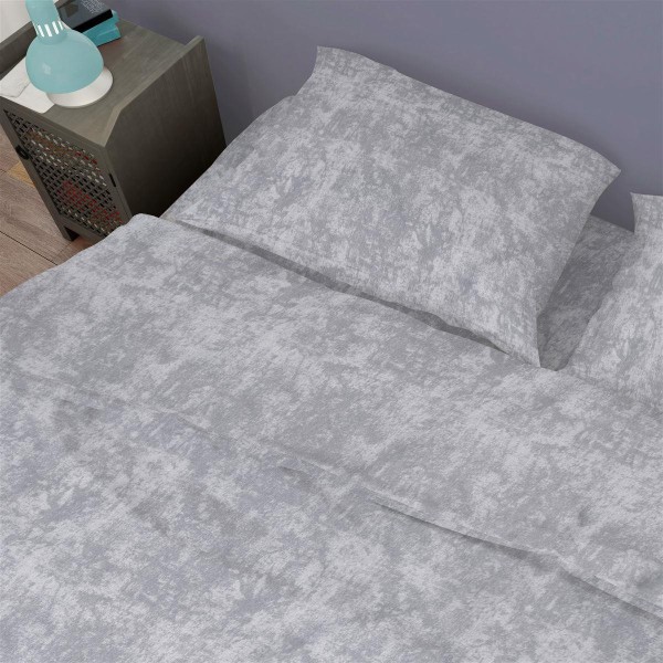 Σεντόνι Μεμονωμένο Βαμβακερό King Size Premium Shadow 621 240X270 Light Grey DimCol