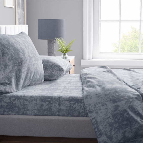 Σεντόνια Σετ 3 τεμ Polycotton Μονά Shadow 13 160X240 Grey DimCol