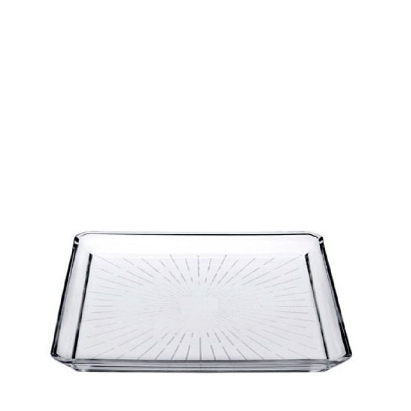 MADLEN SQUARE PLATE CRYSTALINE 20CM P/456 GB1.OB6. | Συσκευασία 4 τμχ