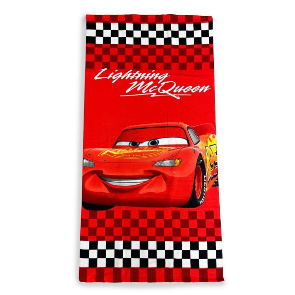 Πετσέτα Θαλάσσης Παιδική Microfiber 70x140εκ. Cars 21 Red Disney DimCol