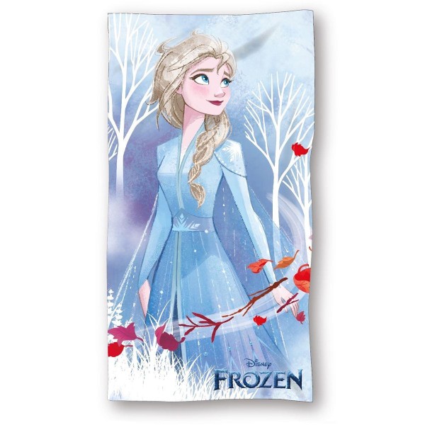 Πετσέτα Θαλάσσης Παιδική Microfiber 70x140εκ. Frozen 10 Ice Blue Disney DimCol