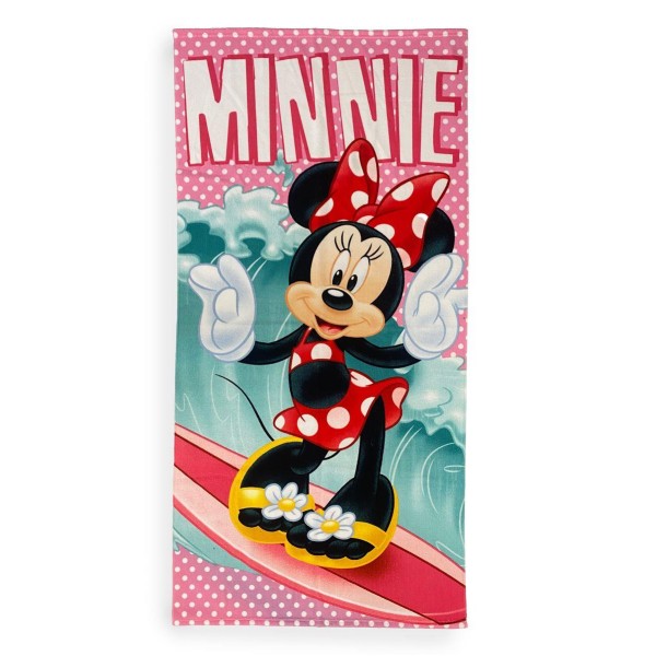 Πετσέτα Θαλάσσης Παιδική Microfiber 70x140εκ. Minnie 36 Turquoise Disney DimCol